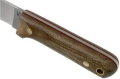 LT Wright Next Gen, A2, Matte Green Micarta, Red Liners, Leather Sheath, Bushcraft Knife -Knife LT NG GM RL LS 05 lt wright