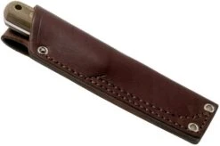 LT Wright Next Gen, A2, Matte Green Micarta, Red Liners, Leather Sheath, Bushcraft Knife -Knife LT NG GM RL LS 06 lt wright