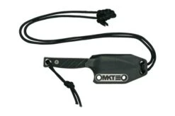 Medford Medford Necromancer S35VN, Tumbled Blade, Black G10 Handle, Neck Knife -Knife MF 22 NM 01 06 medford