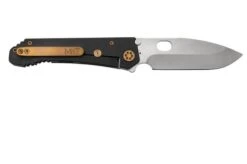Medford 187 DP, D2 Tumbled Blade, PVD Handle Pocket Knife -Knife MF 23 187 01 02 medford