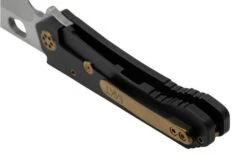 Medford 187 DP, D2 Tumbled Blade, PVD Handle Pocket Knife -Knife MF 23 187 01 04 medford