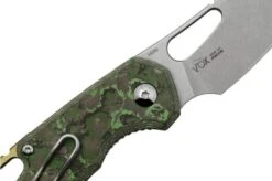 MKM Isonzo FX03-2CJ Cleaver Stonewashed, Jungle Wear Carbon Fibre Pocket Knife, Jesper Voxnaes Design -Knife MMK FX03 2CJ 05 mkm