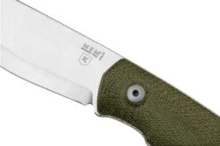 MKM Normar CPM 3V Green Micarta, Knivesandtools Exclusive, Bushcraft Knife -Knife MMK KT01 GC 06 mkm