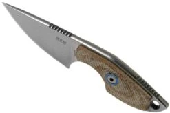 MKM Mikro 1 Drop, Stonewashed Natural Canvas Micarta Neck Knife, Jesper Voxnaes Design 13 MKM Mikro 1 Drop, Stonewashed Natural Canvas Micarta Neck Knife, Jesper Voxnaes Design -Knife MMK MR01 NC 04 mkm knives
