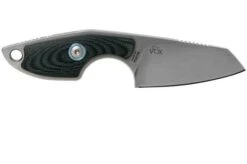 MKM Mikro 2 Wharncliffe, Stonewashed Black G10 Neck Knife, Jesper Voxnaes Design -Knife MMK MR02 GBK 02 mkm knives