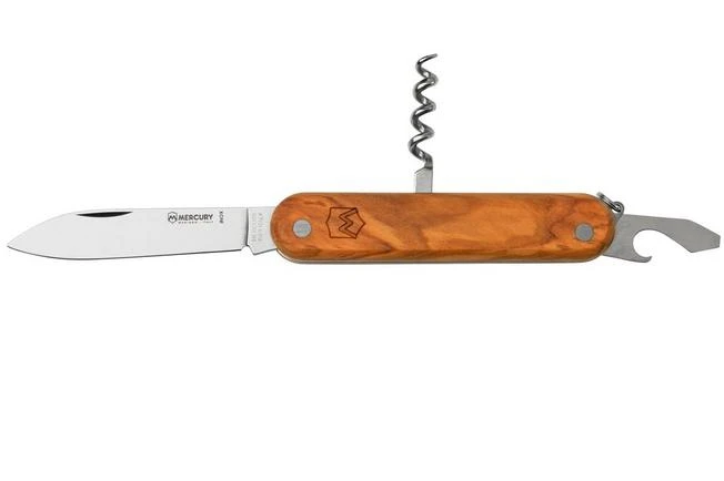 Mercury Multi-Tool Knife 913-3LC Olive Wood, 3 Functions, Pocket Knife 3 Mercury Multi-Tool Knife 913-3LC Olive Wood, 3 Functions, Pocket Knife