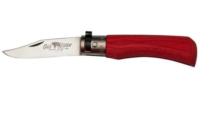 Old Bear Classical Red XS, 9307-15-MRK Pocket Knife 3 Old Bear Classical Red XS, 9307-15-MRK Pocket Knife