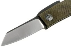 Ohta FK5 Higonokami-pocket Knife, Green Canvas Micarta -Knife OHTA OFF FK5 M G 03 ohta knives