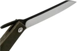 Ohta FK9 Higonokami-pocket Knife, Green Canvas Micarta -Knife OHTA OFF FK9 M G 06 ohta knives