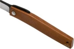 Ohta FK9 Higonokami-pocket Knife, Natural Canvas Micarta -Knife OHTA OFF FK9 M N 07 ohta knives