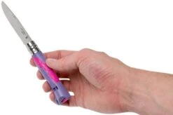 Opinel Outdoor No. 07 Junior Pocket Knife, Purple/Parma -Knife OP002152 07 opinel