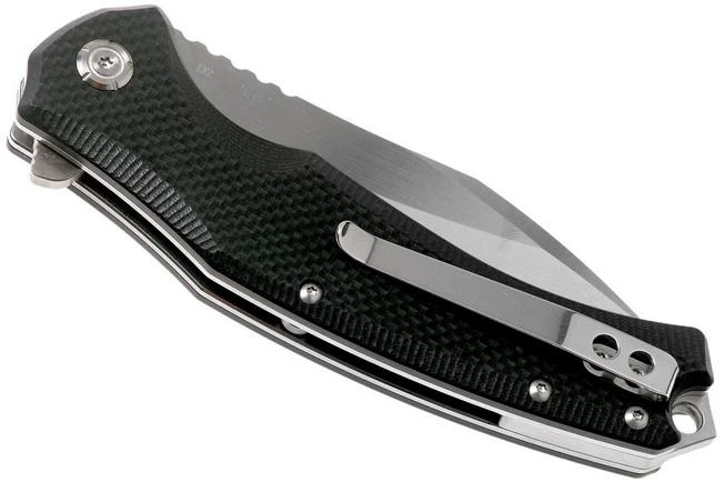 QSP Knife Snipe QS121-C Black G10 Pocket Knife 6 QSP Knife Snipe QS121-C Black G10 Pocket Knife - Image 4