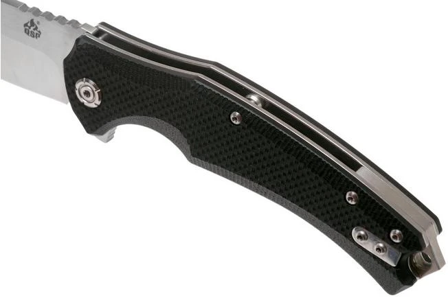 QSP Knife Snipe QS121-C Black G10 Pocket Knife 9 QSP Knife Snipe QS121-C Black G10 Pocket Knife - Image 7