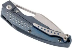 Reate Baby Machine - RWL34 Satin - Blue Handle -Knife RTBMACH BL 04 reate rtbmach bl 04