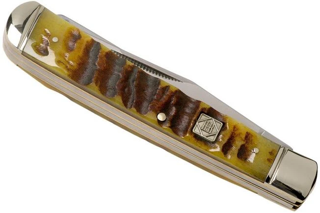 Rough Ryder Ram’s Horn Bone Trapper RR1509 Pocket Knife 6 Rough Ryder Ram’s Horn Bone Trapper RR1509 Pocket Knife - Image 4