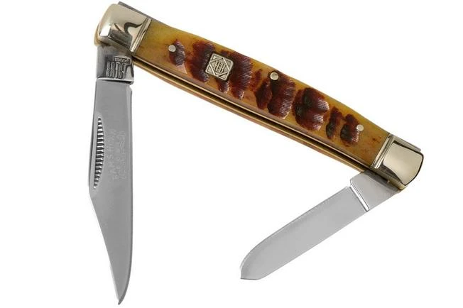 Rough Ryder Ram’s Horn Bone Stockman RR1596 Pocket Knife 3 Rough Ryder Ram’s Horn Bone Stockman RR1596 Pocket Knife