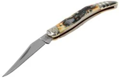 Rough Ryder Toothpick Cinnamon Stag RR2154 Damascus Slipjoint Pocket Knife -Knife RY2154 03 rough ryder