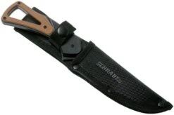 Schrade Fixed Knife 4" Drop Point 1124286 Tan & Black FRN Pocket Knife -Knife SC1124286 06 schrade