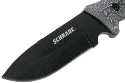 Schrade Frontier 5" Fixed Blade SCHF51M Micarta, 1095 Carbon Steel, Fixed Knife With Sharpening Stone & Firesteel -Knife SCHF51M 03 schrade