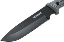 Schrade Frontier 7" Fixed Blade SCHF52M Micarta, 1095 Carbon Steel, Fixed Knife With Sharpening Stone & Firesteel -Knife SCHF52M 03 schrade