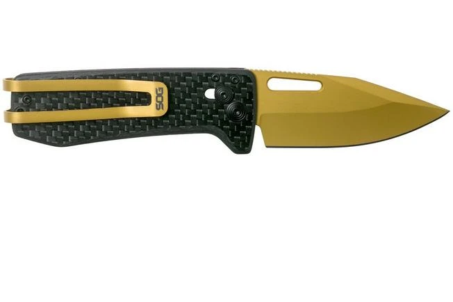 SOG Ultra XR Carbon & Gold 12-63-02-57 Pocket Knife 4 SOG Ultra XR Carbon & Gold 12-63-02-57 Pocket Knife - Image 2