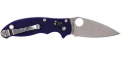 Spyderco Manix 2 S110V Dark Blue C101GPDBL2 Pocket Knife -Knife SPC101GPDBL2 02 spyderco spc101gpdbl2 02
