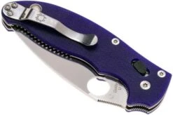 Spyderco Manix 2 S110V Dark Blue C101GPDBL2 Pocket Knife -Knife SPC101GPDBL2 04 spyderco spc101gpdbl2 04