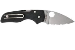 Spyderco Lil' Native Compression Lock C230GS Serrated Pocket Knife -Knife SPC230GS 02 spyderco spc230gs 02
