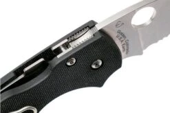Spyderco Lil' Native Compression Lock C230GS Serrated Pocket Knife -Knife SPC230GS 06 spyderco spc230gs 06