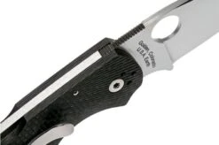 Spyderco Native 5 Fluted Carbonfiber S90V C41CFFP5 Pocket Knife -Knife SPC41CFFP5 06 spyderco spc41cffp5 06