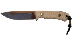 TRC Knives South Pole Apocalypse Finish 2020 Biohazard Edition, Elmax, Natural Canvas Micarta, Survival Knife