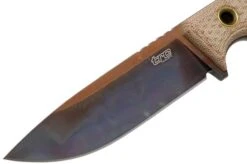 TRC Knives South Pole Apocalypse Finish 2020 Biohazard Edition, Elmax, Natural Canvas Micarta, Survival Knife -Knife TI SP BCM 2020 03 trc knives