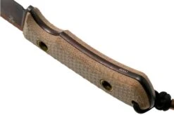 TRC Knives South Pole Apocalypse Finish 2020 Biohazard Edition, Elmax, Natural Canvas Micarta, Survival Knife -Knife TI SP BCM 2020 04 trc knives