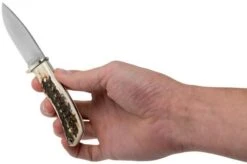 Uncle Henry Stag Horn Fixed Blade 2202UH Hunting Knife 1085923 -Knife UH1085923 06 schrade uncle henry