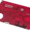 Victorinox SwissCard Lite Translucent Red 0.7300.T -Knife VT0 7300 T 01 victorinox
