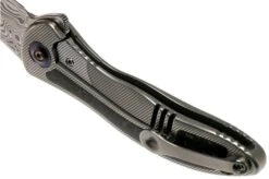 WE Knife 912CF-DS1 Synergy2 Damasteel Shredded Carbon Fibre Pocket Knife, Jim O’Young Design -Knife WK912CF DS1 05 we knife