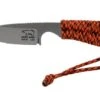White River Knives M1 Backpacker Orange Paracord Neck Knife, Kydex Sheath