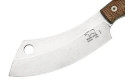 White River Camp Cleaver WRCC55-BNA Natural Burlap Micarta, Camping Knife -Knife WRCC55 BNA 03 whiteriver