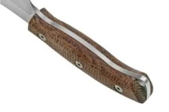 White River Camp Cleaver WRCC55-BNA Natural Burlap Micarta, Camping Knife -Knife WRCC55 BNA 04 whiteriver
