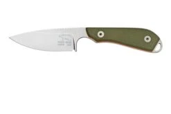 White River M1 Backpacker Pro WRM1-TGO Green/Orange G10, Kydex Sheath, Neck Knife