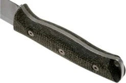 White River Knives Ursus 45 Black Burlap Micarta Bushcraft Knife -Knife WRUR45 BBL 04 white river knives