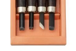 Yoshiharu H-4 Japanese Wood Carving Knives, Set Of 4 -Knife YSH 002 03 yoshiharu