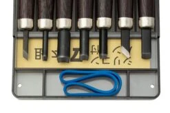 Yoshiharu H-7 Japanese Wood Carving Knives, Set Of 7 In Plastic Case 8 Yoshiharu H-7 Japanese Wood Carving Knives, Set Of 7 In Plastic Case -Knife YSH 020 03 yoshiharu